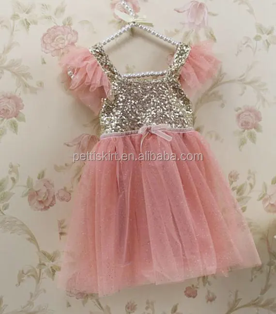 sequin baby dress