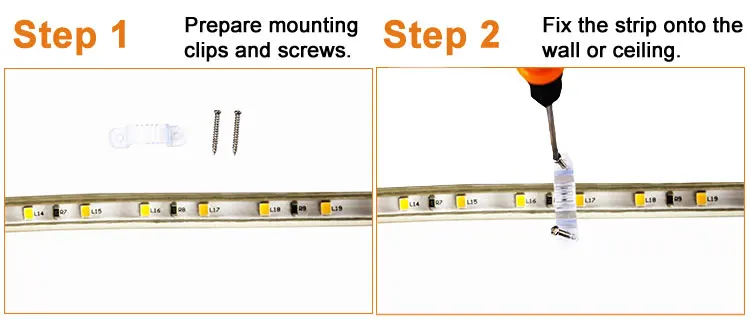 CE ETL PSE 110V 230V 5050 SMD Led Strip Light 300LED Flex Strip 50M