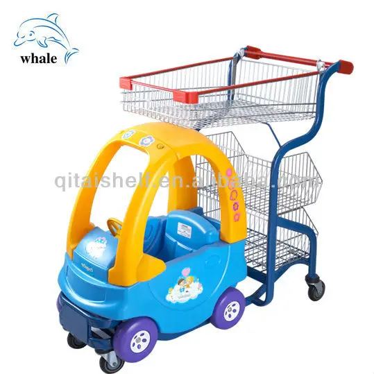 Plastic Shopping Cart With Toy Car For Children Buy Kids Shopping