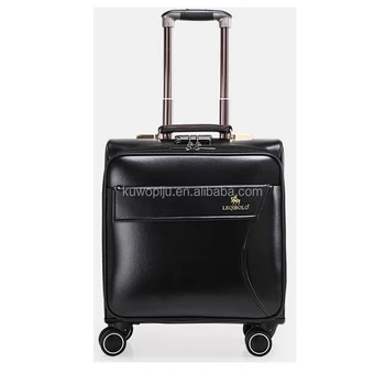 leather laptop trolley bag