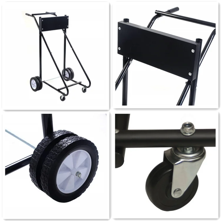 2 Pneus Pleins En Caoutchouc Dur 6" Pour Chariot De Manutention - Trou D'essieu 5/8"