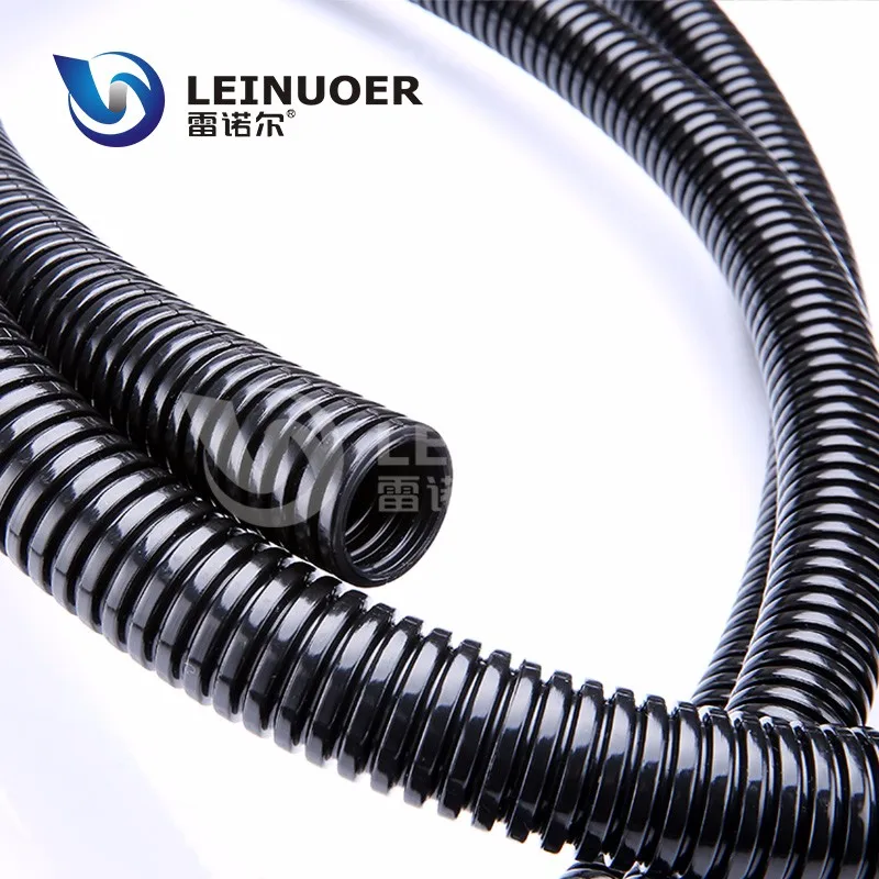 Leinuoer Pe Chemical Resistance Corrugated Flexible Plastic Tubing