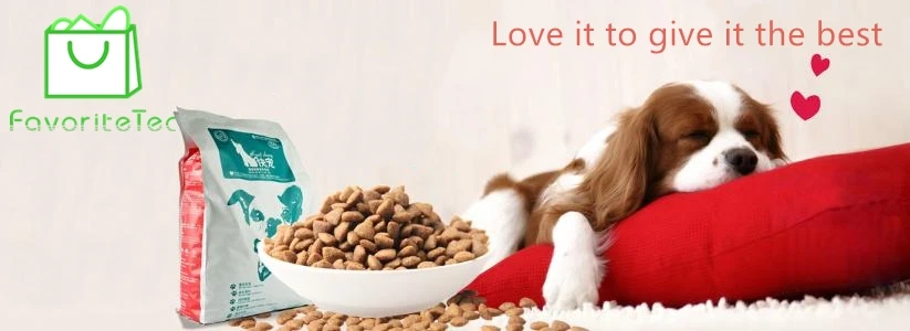 Custom Tear notch Retort Pouch Pet Food Packaging Bag