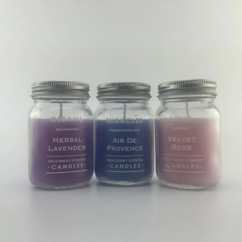 Mini Mason Jar Candle Handmade Pure Soy Wax Candle In Bulk Buy Mason
