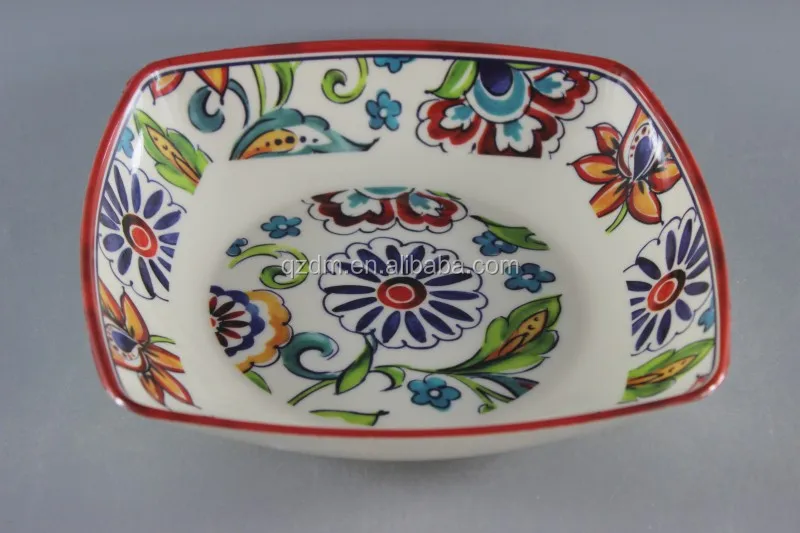8inch Melamine Square suop plate, Deep Dishes
