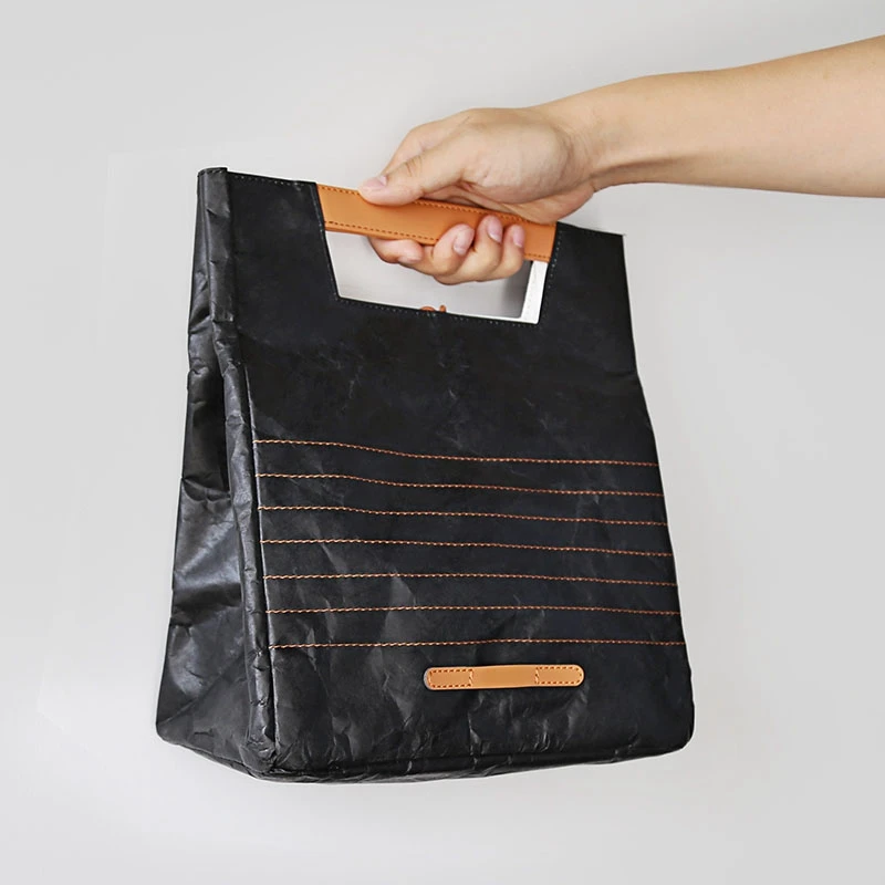 Strong reusable natural eco friendly breathable soft comfortable computer storage bag waterproof tyvek shopping bag