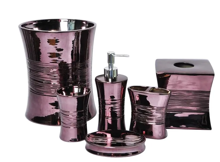 Top Sale Pretty Design Gold Plated Bathroom Accessories For 5 Star