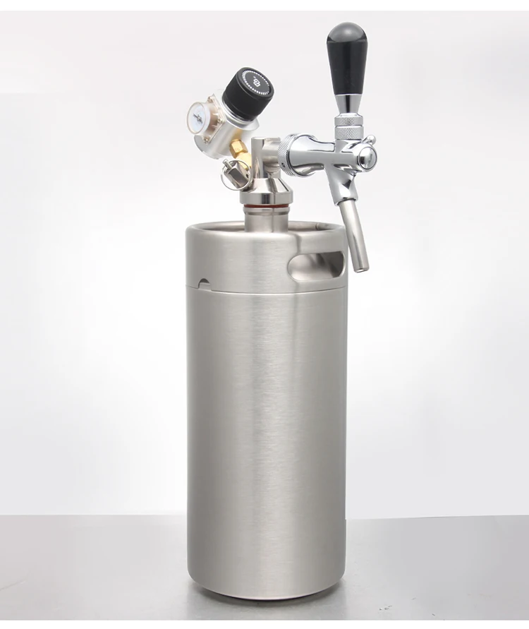 2015 New 2 Liter Mini Keg With Co2 Regulator,No Much Foam For Pressure