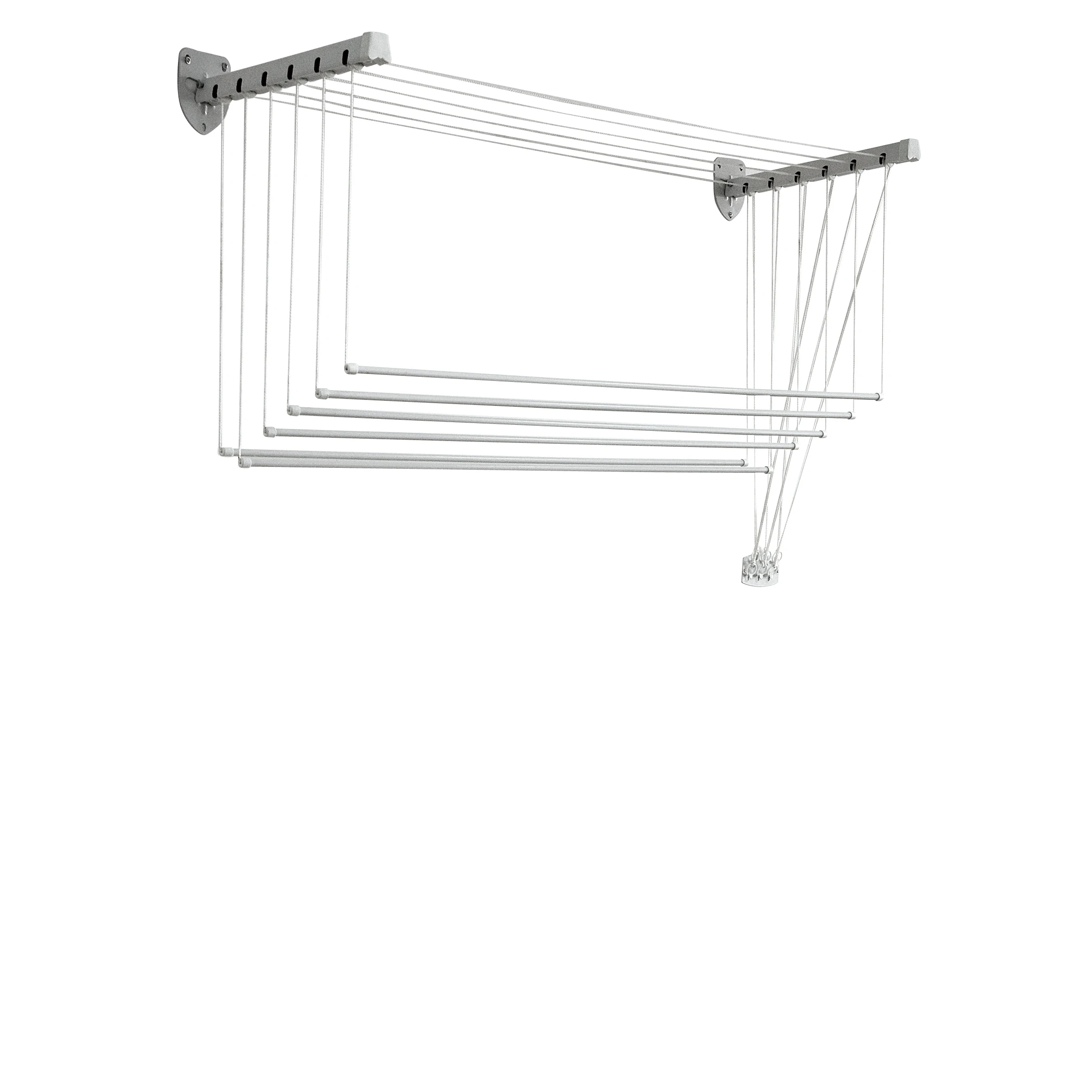 Ceiling Lifting Hanger Clothes Drying Racks With 6 Bars Buy Wall And