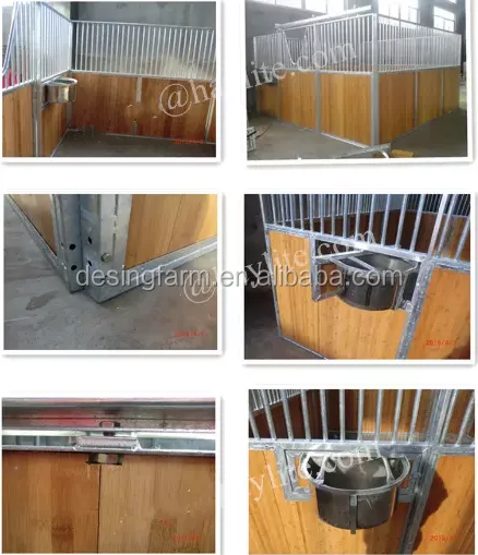 Hot Dipped Galvanized Portable Bamboo Horse Stable Barn