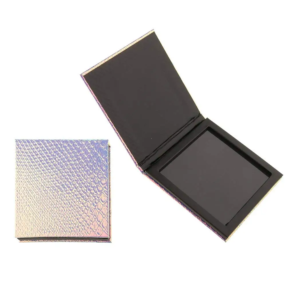 Dovewill 2 Pieces Empty Magnetic Palette Box DIY For Eyeshadow Powder Makeup Small