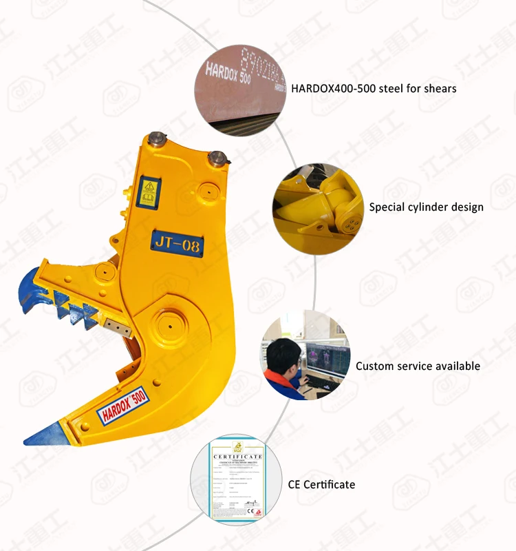 
high-quality crusher and pulverizer for excavator 