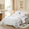 Newly cheap patchwork white satin quilt for big sale
