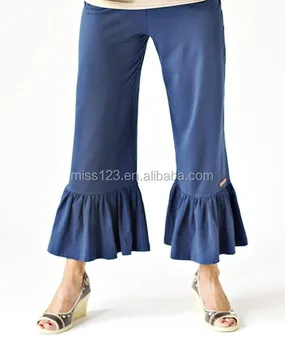 plus size ruffle pants