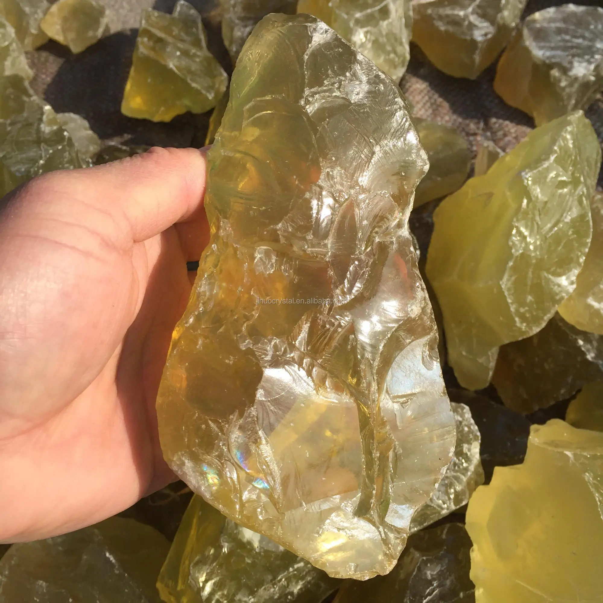 Wholesale Natural Original Yellow Rough Crystal Stone Citrine Raw