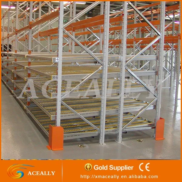 Hot Sale Dynamic Storage Rack Warehouse Storage Gravity Carton Flow ...