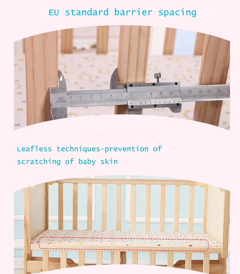 Electric Intelligent Baby Cot Ecological And Environmental Protection
