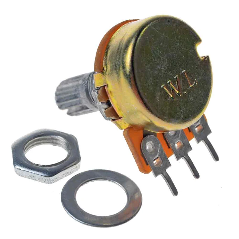 B1k 3pins Single Potentiometer Wh148 1k Linear Rotary Potentiometer