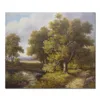 Oriental Landscape Forest Oil Painting