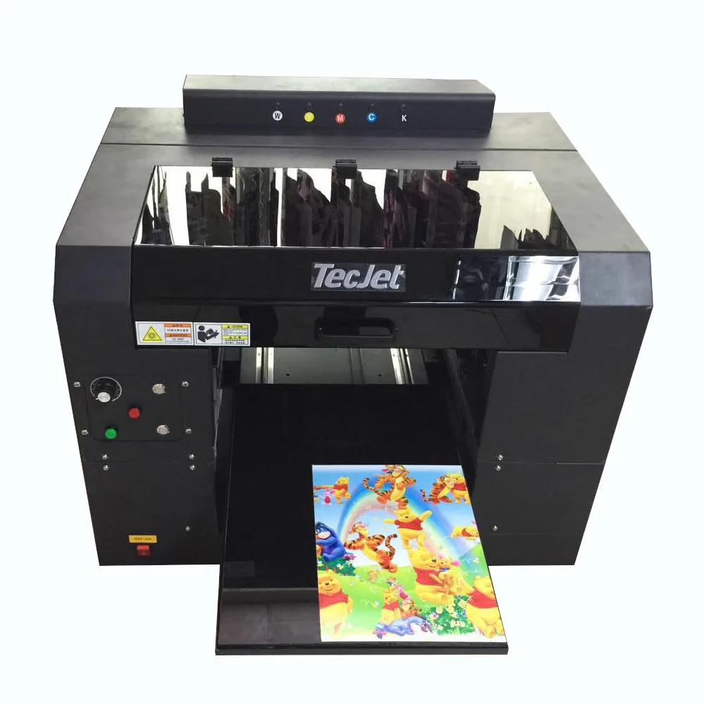 Tecjet A3 Xp600 1440dpi Uv Flatbed Digital Printer Wedding Card
