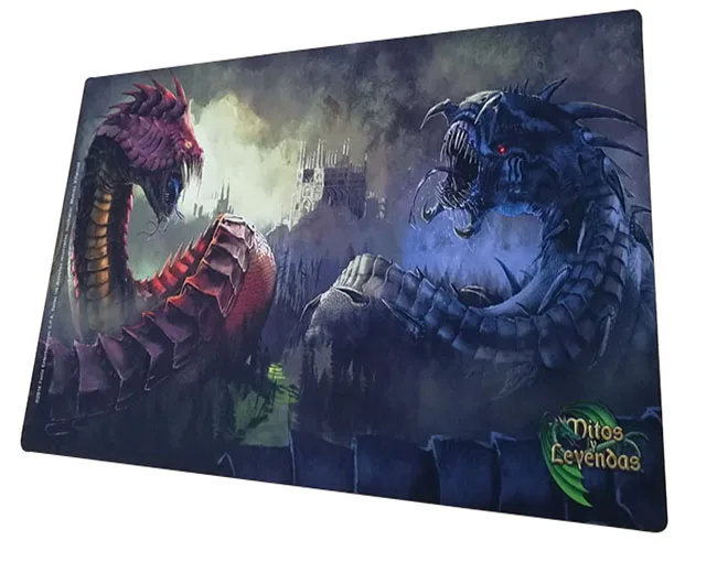 Tigerwings 24*14 inches neoprene card play mat with custom printed