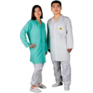 cleanroom clothing standard 3/4 smock with pockets cleanroom clothing standard 3/4 smock with pockets