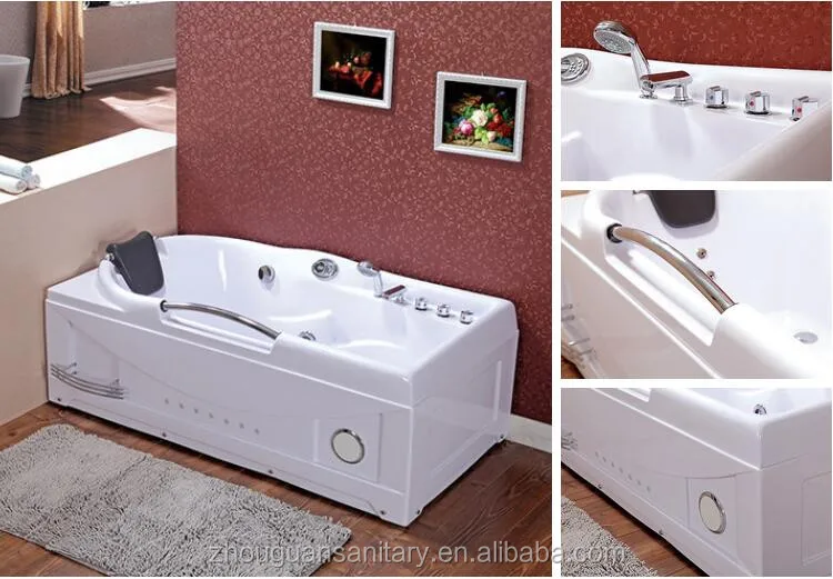 Cheap Corner Hydromassage Bathtub For Poland With Stainless Steel