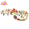 Best Railway Train Toy for kids,Culture Train educational toy for children,wooden toy wooden train toy set for baby W04C073