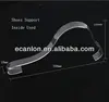 Clear plastic shoe display insert