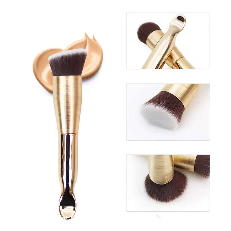 Foundation Makeup Brushes With Spoon Makeup Brushes Private Label - Buy ...