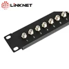 Linknet 19" 1U 24 port F connector Patch Panel
