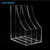 Acrylic desktop document/ file/ letter sorter , plexiglass magazine holder stand office organizer