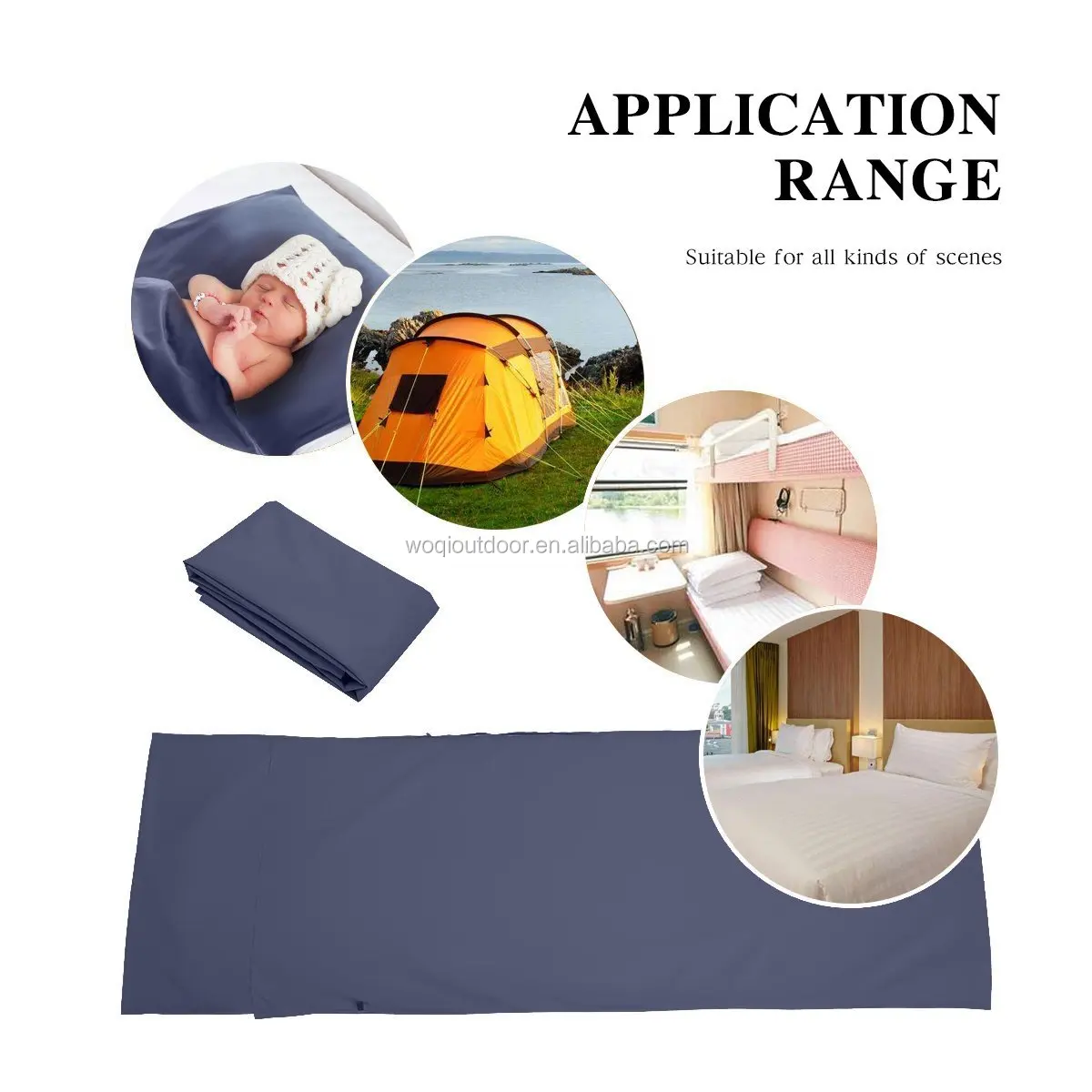 Woqi Durable And Super Soft Camping Silk Sleeping Bag Liner Sleep Sheet Buy Silk Sleeping Bag