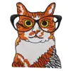 T shirt Women iron on patch sequins cat deal with it biker patches for clothing animal stickers 3d t shirt mens PE229