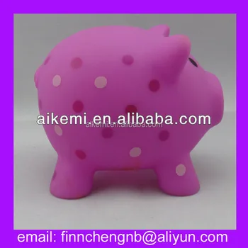 small plastic piggy banks