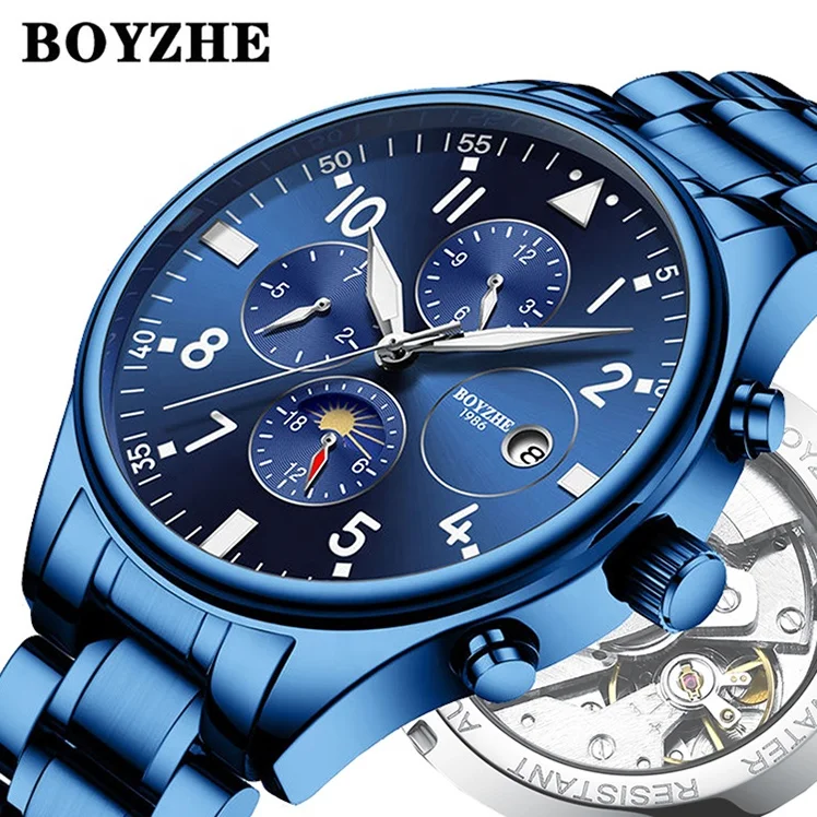 boyzhe sport style business fully automatic mechani