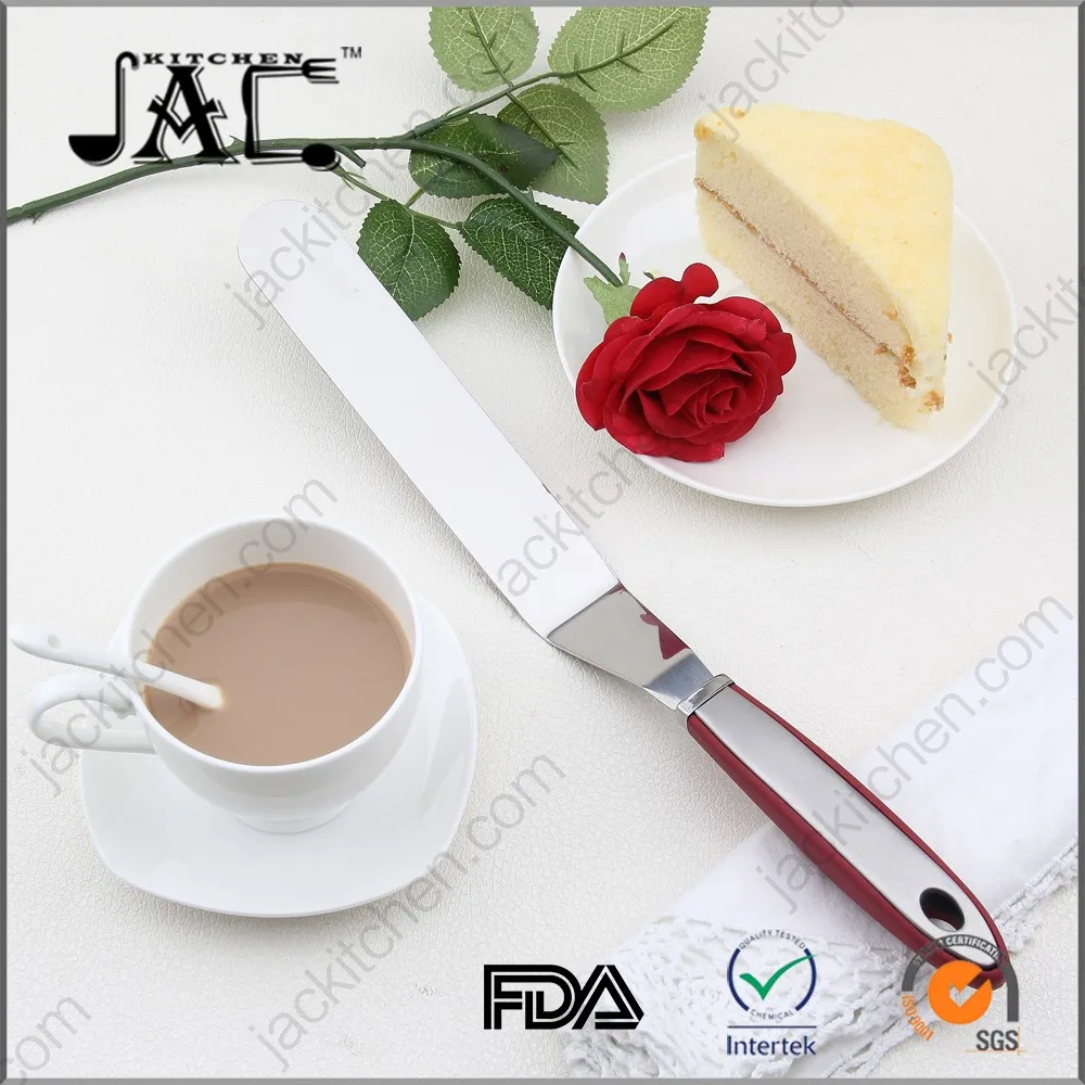 Heavy Duty Metal Spatula Stainless Steel Angled Cake Spatula