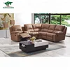 Top Quality Italian Grain Leather Sofa Furniture, Modern European Chesterfield Leather Sofa, L Shape Fabric Sofa Set Designs