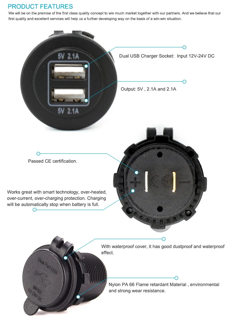 Coach seat USB socket
