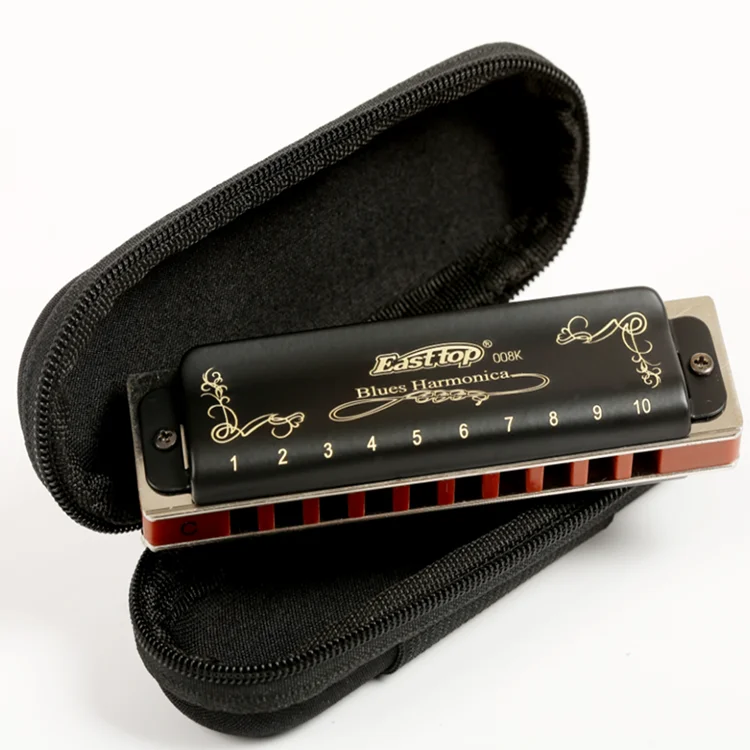 Easttop T008k Blues Harp Mouth Organ Diatonic Good Harmonica Popular