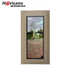 CSA NFRC AS2047 standard custom 1 inch thick small brown aluminum hinged awning windows