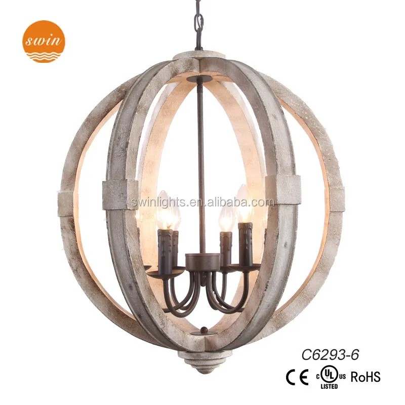 American Style Wood Pendant Light Rustic Iron Chandelier Lighting C6293 6 Buy Wood Light Wood Pendant Light Iron Chandelier Lighting Product On Alibaba Com