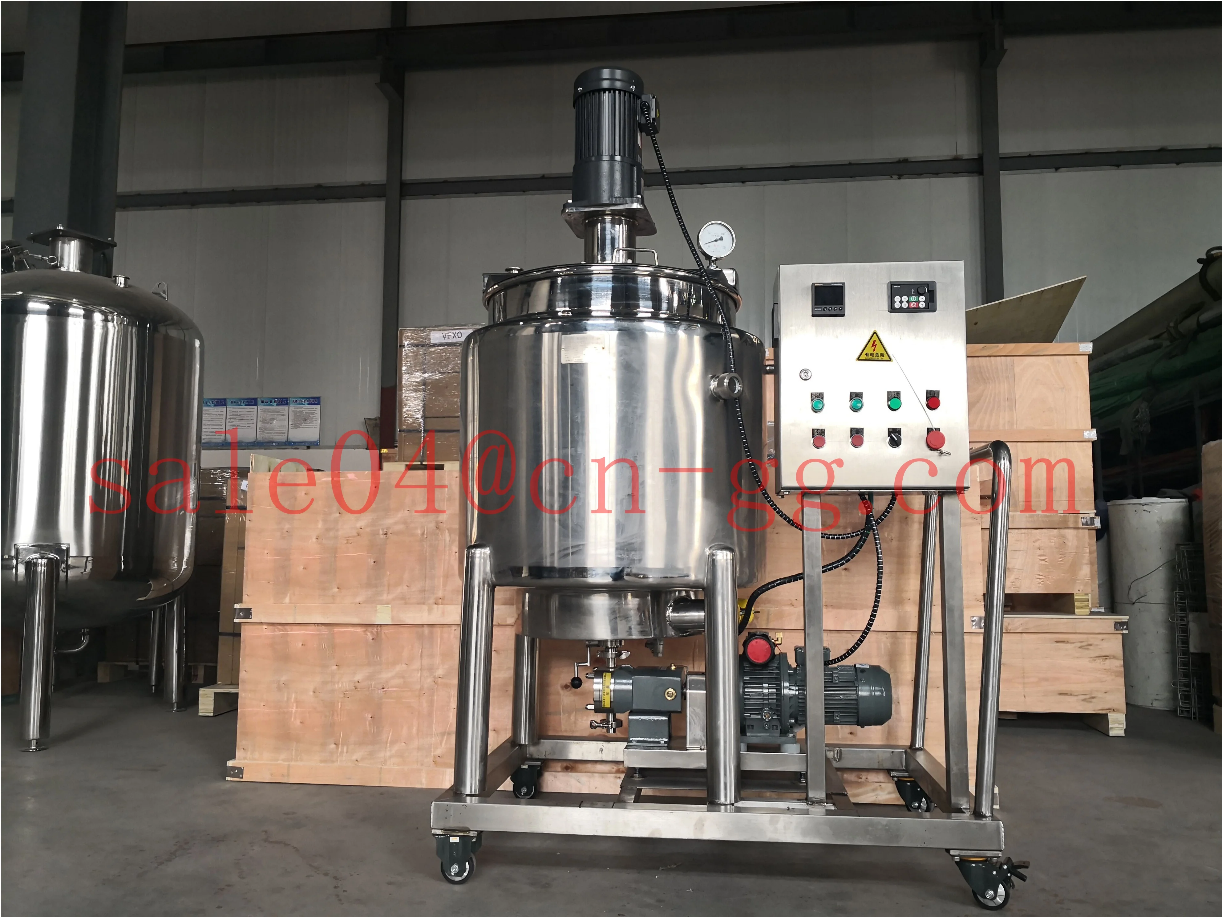 L and B factory price of sauce mixing tank mixer/ 500 liter 2000l