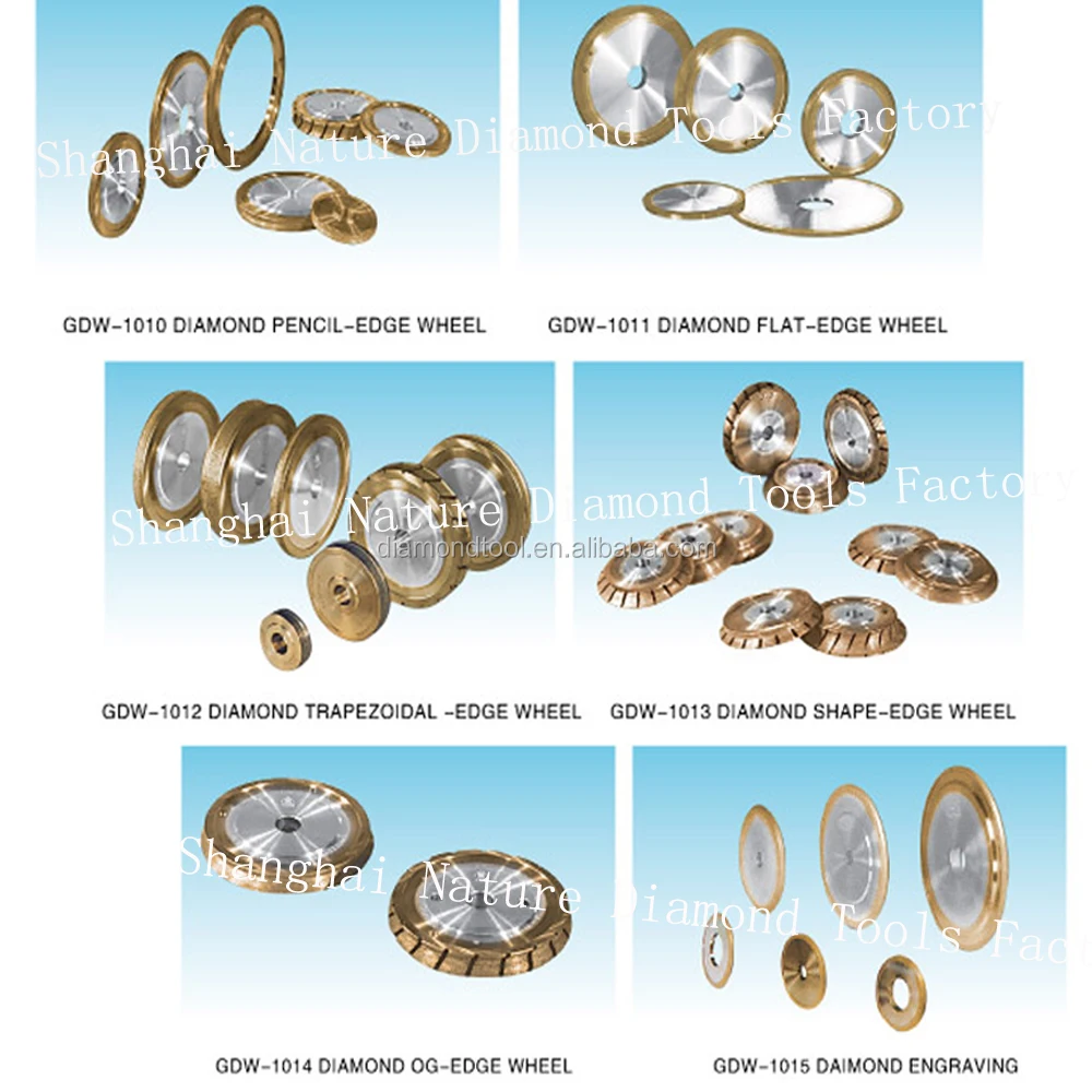 Diamond Glass Edging Wheel/ Pencil Edge Grinding Wheel,Glass Edging Diamond Wheel(pencil/flat