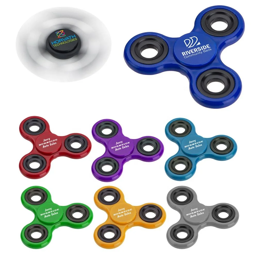 Nouveau simple bureau intelligent anti-stress cool conception main roulements en plastique triangle doigt cadeau main fidget spinner