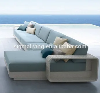 Wholesale Cheap Outdoor Modern Durable Garden Patio Metal Frame Daybed Lounge Single Chair Sofa Seat Furniture