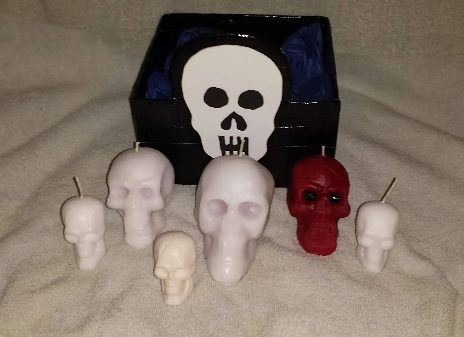 001 Deluxe Skull Gift Basket, Skull Gift Set, Skull Collection