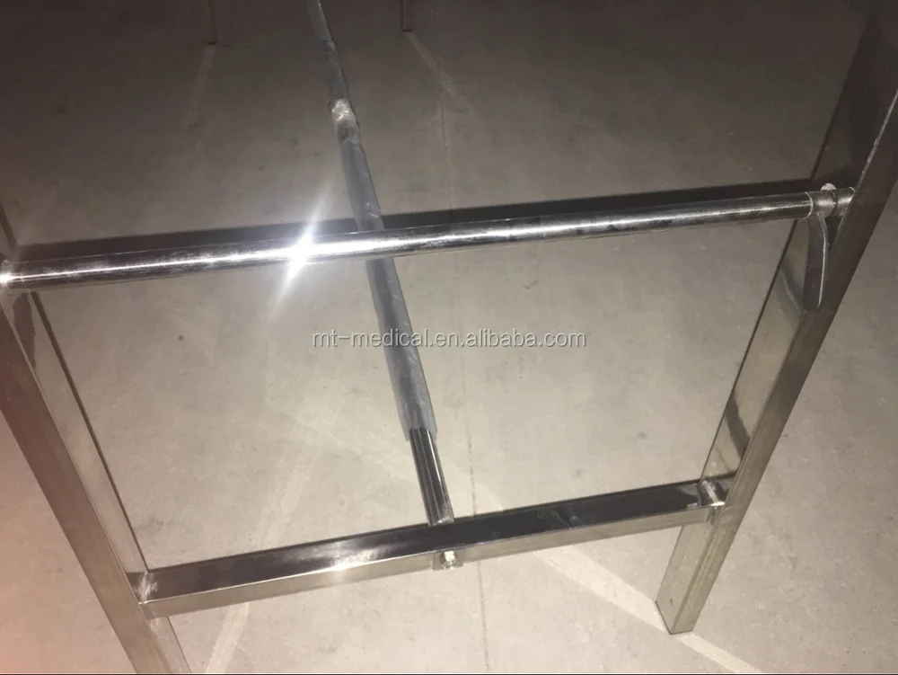 High quality stainless steel portable medical clinical examination table in hospital