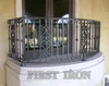 Factory direct wrought iron outdoor balcony railings design, smooth touch & hot dip galvanized iron railings