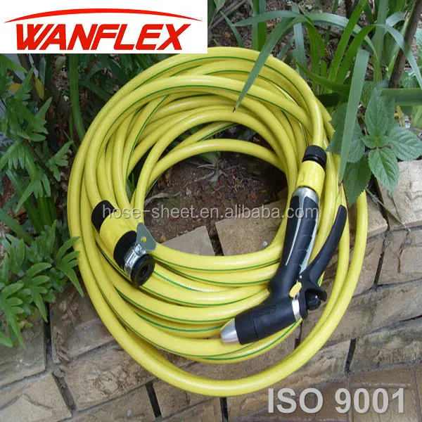 1/2"1" Wp 7bar Iso Flexible Pvc Antiuv Reinforced Braided Spring